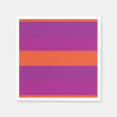 Lila und orange gestreift serviette (Vorderseite)