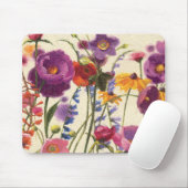 Lila und orange Mohnblumen-Melodie Mousepad (Mit Mouse)