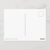 Lila und Orange Scientific Vielen Dank Postkarte (Rückseite)