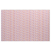 Lila und orange Vielen Dank Word Cloud Stoff (Yard (91,4 cm))