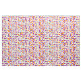 Lila und orange Vielen Dank Word Cloud Stoff (Fat Quarter (45,7 x 55,9 cm))