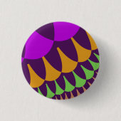 Lila und orangefarbene Skala Button (Vorderseite)