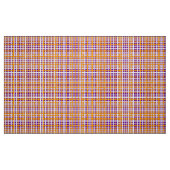 Lila und orangefarbene Verriegelungsstreifen Stoff (Fat Quarter (45,7 x 55,9 cm))