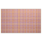 Lila und orangefarbene Verriegelungsstreifen Stoff (Yard (91,4 cm))