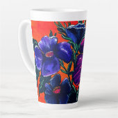 Lila und orangefarbener Fall Milchtasse (Linke Ecke)