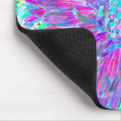 Lila und Robin's Egg Blue Decorative Dahlia Mousepad (Ecke)
