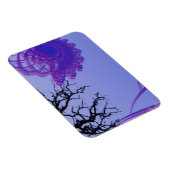 Lila und rosa Abmessungen im Wald Magnet (Rechte Seite)