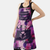 Lila und rosa Abstrakt - Bold, monochrome Küche Schürze (InSitu)