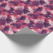 Lila und rosa Abstrakte Farbe Geschenkpapier (Ecke)