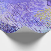 Lila und rosa Abstrakter Hintergrund Geschenkpapier (Ecke)