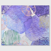 Lila und rosa Abstrakter Hintergrund Geschenkpapier (Flach)