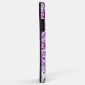 Lila und rosa Blumencluster Case-Mate iPhone Hülle (Hinten/Rechts)