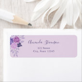 Lila und rosa Blumenmuster (Insitu)