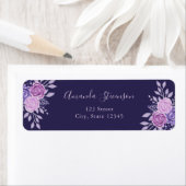 Lila und rosa Blumenmuster (Insitu)