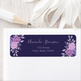 Lila und rosa Blumenmuster