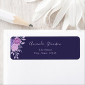 Lila und rosa Blumenmuster (Insitu)