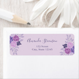 Lila und rosa Blumenmuster