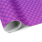 Lila und rosa Diamantmuster Geschenkpapier (Rolleneckpunkt)