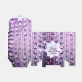 Lila und rosa Elegante Geburt Geschenkschachtel (Ungefaltet)