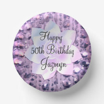 Lila und rosa Elegante Geburt