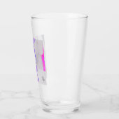 Lila und rosa Farbe Abstrakt Glas (Links)