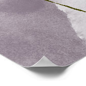 Lila und rosa Farbe Abstrakt Poster (Ecke)