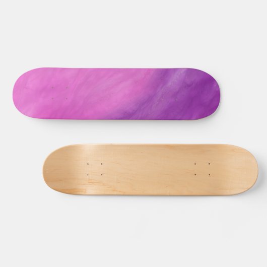 Lila und rosa Farbe Skateboard (Horizontal)