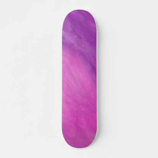 Lila und rosa Farbe Skateboard (Vorne)