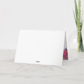 lila und rosa farbige Happy Mother Day Card Karte (Rückseite)