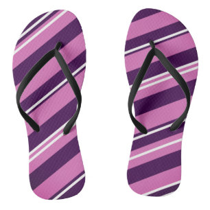 Lila und rosa Flip Flops Badesandalen