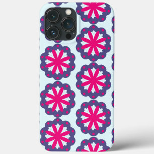 Lila und rosa florale Formen Illustration  Case-Mate iPhone Hülle