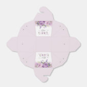 Lila und rosa Garden Blume Mädchendusche Geschenkschachtel (Ungefaltet)