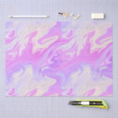 Lila und rosa glänzender Marmor Seidenpapier (Handwerk)