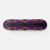 Lila und rosa hohe Spannung Skateboard (Horizontal)