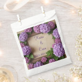 Lila und rosa Hydrangeas Geschenktütchen (Ausgeschnitten)