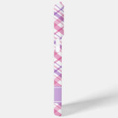 Lila und rosa Kariertes Muster Case-Mate iPhone Hülle (Rückseite / Rechts)