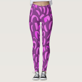 Lila und rosa Kite Boarding Themenkitesurf Leggings