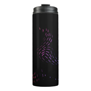 Lila und rosa Lichter Thermosbecher