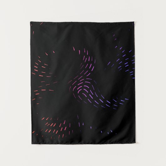 Lila und rosa Lichter Wandteppich (Vorderseite)