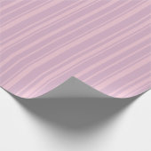 Lila- und Rosa-Linien-Muster Geschenkpapier (Ecke)