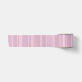 Lila- und Rosa-Linien-Muster Satinband