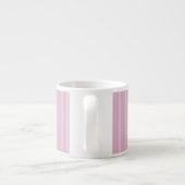 Lila- und Rosa-Linienmuster Espressotasse (Rückseite)