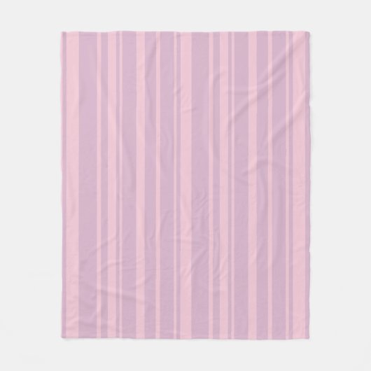 Lila- und Rosa-Linienmuster Fleecedecke (Vorderseite)