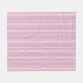 Lila- und Rosa-Linienmuster Fleecedecke (Vorderseite (Horizontal))