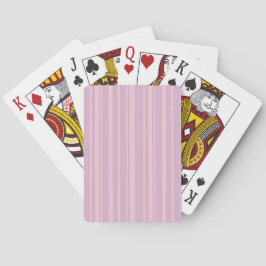 Lila und Rosa Linienmuster Spielkarten