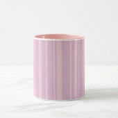 Lila- und Rosa-Linienmuster Tasse (Zentrum)