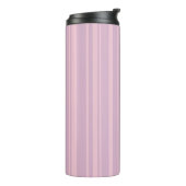Lila- und Rosa-Linienmuster Thermosbecher (Nach links gedreht)