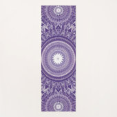 Lila und rosa Mandala Print Dual-Side Yoga Mat Yogamatte (Vorderseite)
