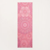 Lila und rosa Mandala Print Dual-Side Yoga Mat Yogamatte (Rückseite)