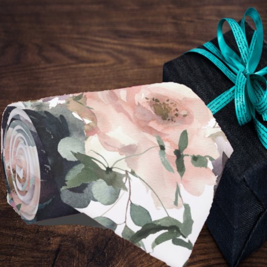 Lila und rosa Mauve Blume Floral Neck Tie Krawatte